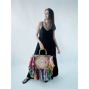 Sac cabas gypsy Chindi multicolore forever