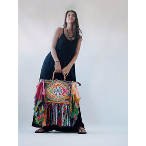 Sac cabas gypsy chindi multicolore forever