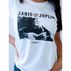 T-shirt retro origine janis Joplin