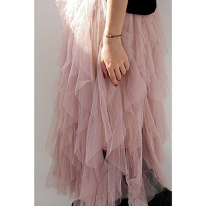 Jupe tulle rose poudré