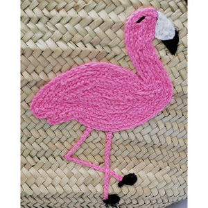 Panier bohème Flamingo