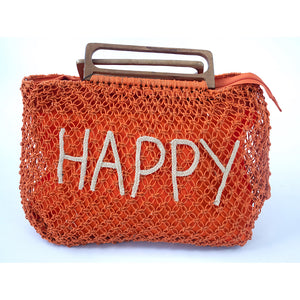 Cabas crochet happy